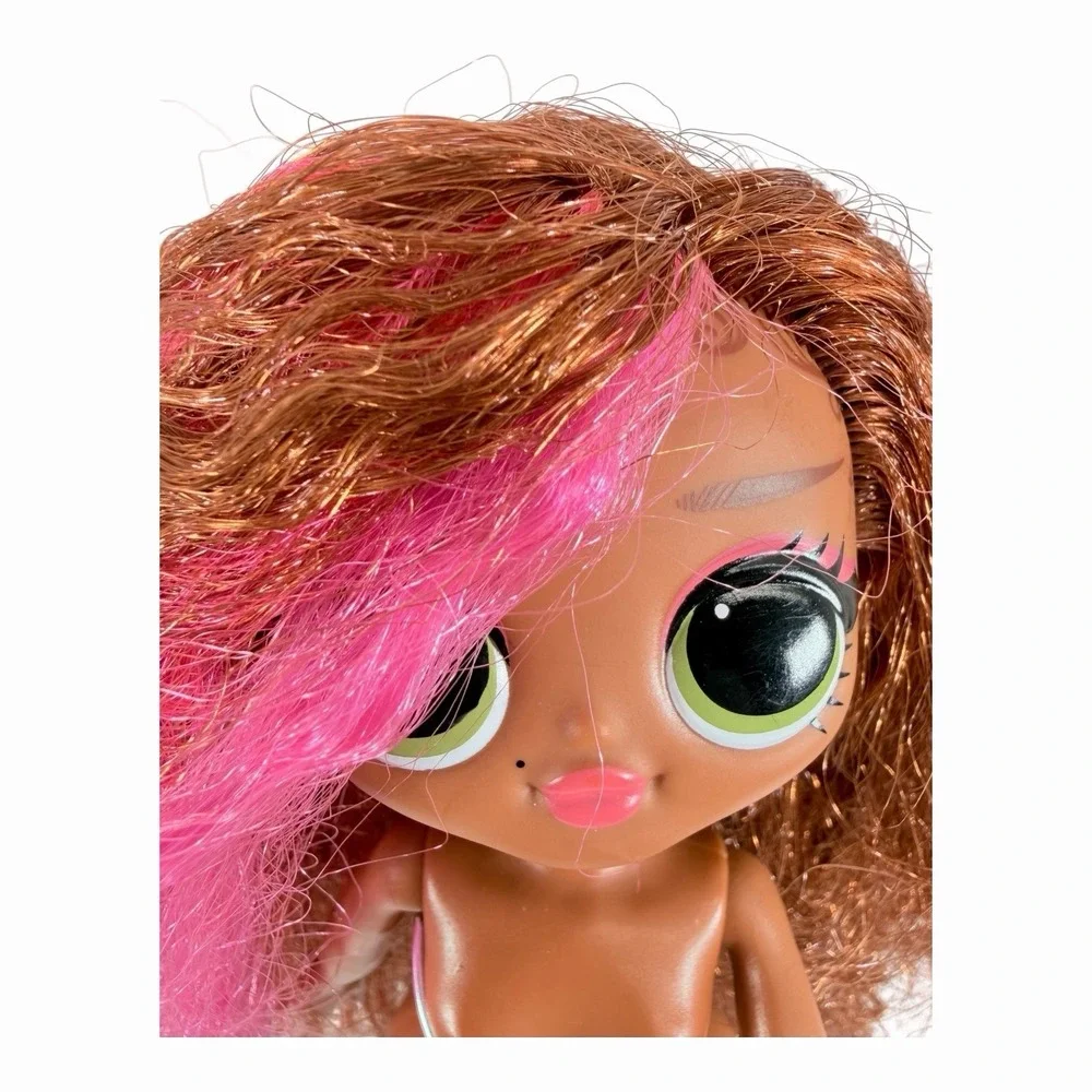LOL‎ Surprise OMG Swim Coral Waves Doll Nude Long Brown Pink Hair 2019